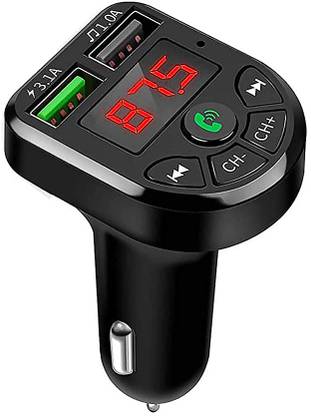 Verilux Car Bluetooth FM Transmitter, Radio Audio Adapter Bluetooth for Car FM Radio