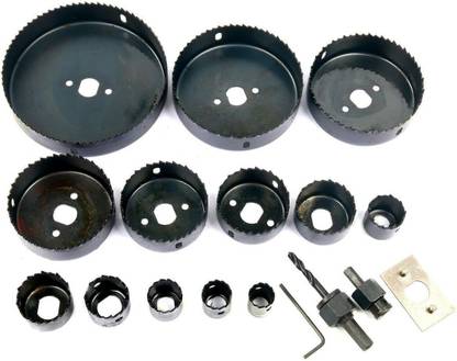 NITYA 16pc Hole Saw Drill Bit Metal Circle Cutter For Cutting Wood Plastic