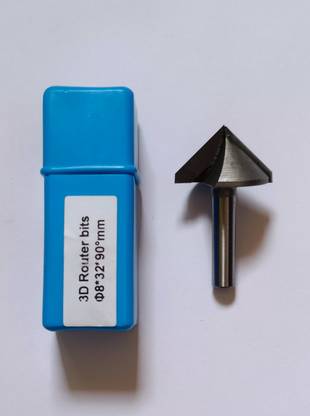 MK CNC TOOLS 3D Router Tools / V bit 90 Degree 8x32x90 3D Router Tools / V bit 90 Degree 8x32x90