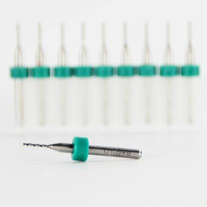 Maxxlite B0722QPLX6 10 Pieces PCB Micro Drill bit Set CNC Mini Solid Carbide Drill bit 1.0mm