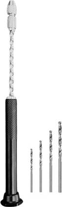 R H lifestyle Hand Drill Machine Hand Drill for Resin Art with 4 Twist Drill Bits
