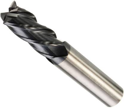 TH1 17 mm Diameter Milling Straight 4 Flutes HSS High Speed Steel End Mill