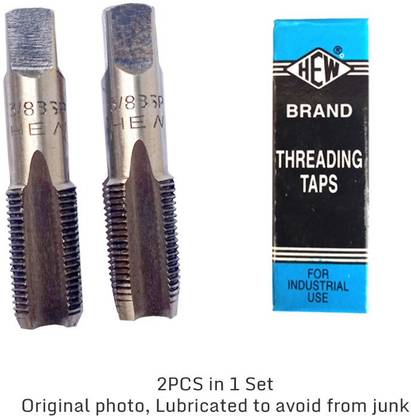HEW 3/8 BSP Threading Taps (Model No. HEWCS3/8BSP2)