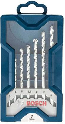 BOSCH 2607017509 Professional 7pcs X-Line Mini Masonry Drill Bit Set