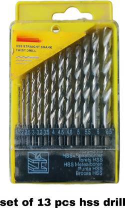 Mhtools Hssbitset HSS Bit Set of 13pcs for Wood & Plastic