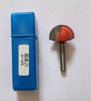 MK CNC TOOLS HALF ROUND / ROUND BOTTOM BITS 6X25mm HALF ROUND / ROUND BOTTOM BITS 6X25mm