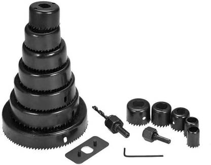 Bluedeal 16pcs Hole Saw Cutting Circle Cutter Drill Wood Alloy Downlights 19-127mm Round 16pcs Hole Saw Cutting Circle Cutter Drill Wood Alloy Downlights 19-127mm Round