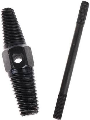 uptodatetools 4" 6" Dual Use Double Head Screw Extractor Remover Set Pipe Broken Bolt Damaged Screw Extractor 1/2, 3/4 Inch Valve Faucet Damaged Water Pipe Removal Tool Masonry Bits