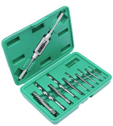 AS TOOL CENTER 11pcs Broken Rusty Screw Bolt Extractor Set to remove stripped screws or bolts with broken heads quickly and easily.