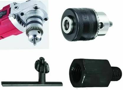 Tanya 13Mm Drill Chuck Size 1-13Mm Drill Chuck with Sds Adaptor Key Set Female 1/2" 20 Unf