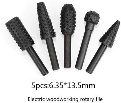 A&S TOOLSHOP Wood Stone Metal Root Carving Milling Cutter 10PCS/Set HSS Routing Router Drill Bits Set For Dremel Carbide Rotary Burrs