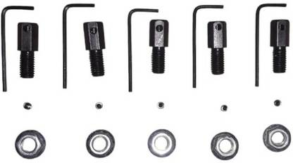 Sonsole 2.5 mm Shaft Adapter, Connector with Allen Key for DC Motor (Pack of 5)