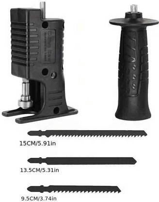NITYA Portable Electric Jigsaw Attachment: Enhance Your Drill With Reciprocating Saw Adapter And Ergonomic Handle For Smooth Wood And Metal Cutting