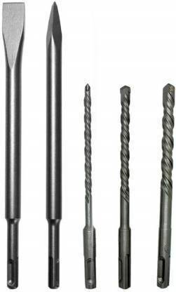 Digital Craft Hammer Drill Bit Concrete Masonry Drill Bits & Chisel Set 3 Bits