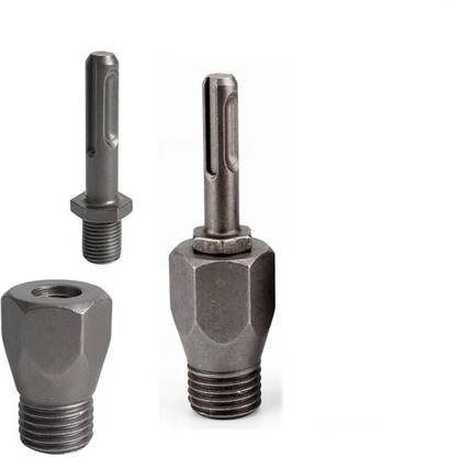uptodateprouducts SDS-Plus Arbor Adapter Hammer Diamond Core Drill Bits Connecting Hammer Drill Bit Accessories (Round Shank)