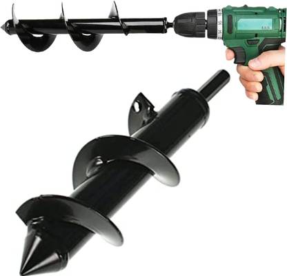 Homdum 80mm Earth Auger Earth Auger Drill Bit for Planting
