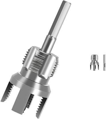 uptodateprouducts 2 in 1 Internal & External Pipe Threading Tool Set, 1 Pcs Plastic Pipe Thread Cutting Tool, Electric Drill Compati, PVC Pipe Threader Set 1/2 3/4