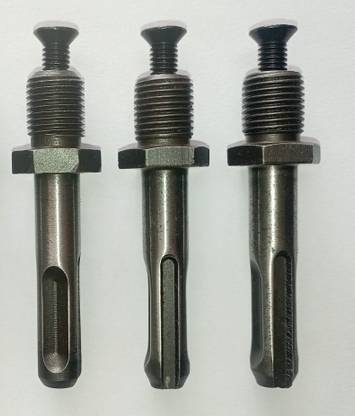 ALPHABET 3 Pc SDS PLUS ADAPTOR WITH LOCK SCREW FOR 13MM DRILL CHUCK