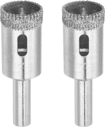 AS TOOL CENTER 2pcs Diamond Drill Bits 18mm Serrated Hollow Core Hole circle from glass, tiles, marble, granite, ceramic 5PCS