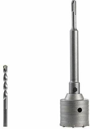 AS TOOL CENTER 30mm Concrete Wall Drill Bit Hole Saw Cutter + 200mm Connecting Rod