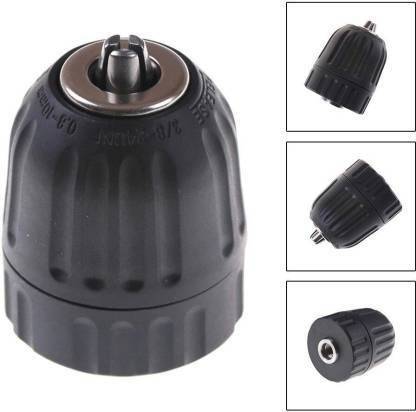 Digital Craft 0.8-10mm Keyless Drill Chuck Converter 3/8" 24UNF + 1/4" Hex Shank SDS Adaptor op Quality Keyless Drill Chuck
