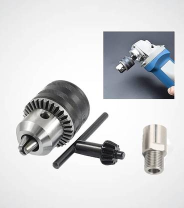 Kiesh Drill Chuck for Angle Grinder and Drill Machine With Converter Nut 1/2" 20 Unf DCHAD08 13mm Drill Bits Rotary Tool