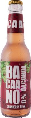 Bacaano Non-Alcoholic Beer, 330ml Cranberry pack of 24
