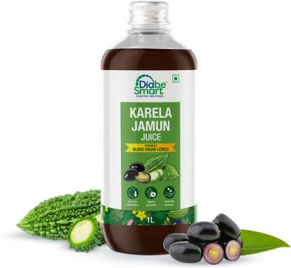 DiabeSmart Karela Jamun Juice for Diabetes| Natural Diabetic Care Juice for Blood Sugar