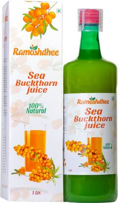 Ramoshdhee Sea Buckthorn Juice 1L | Himalayan Berries |Rich Omega 3,6,9,7 | Vitamin C Rich