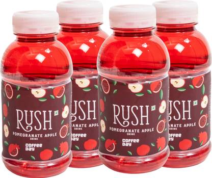 Cafe Coffee Day Rush Pomegranate Apple | Pack of 4 | 330 ml each