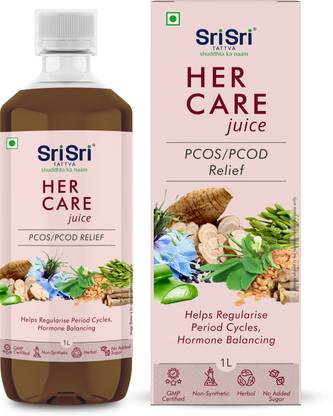 Sri Sri Tattva Her Care Juice - PCOS / PCOD Relief,