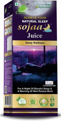 Cura Sojaa Juice 500ML | Natural Sleep Support & Stress Relief | Relaxation Tonic