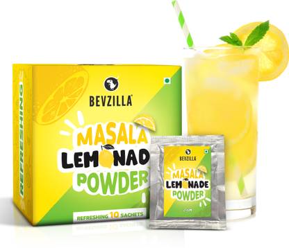 Bevzilla Masala Lemonade with vit.C|Instant Summer Drink Premix |Makes upto 20 Glasses