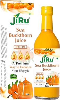 JiRu Sea Buckthorn Juice | Himalayan Sea Berry |Omega 3,6,9,7 |Vitamin C Organic