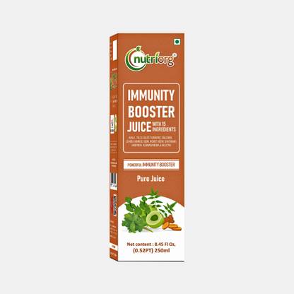 Nutriorg Immunity Booster Juice, Colds Pressed Detox | Improves digestion & Immunity