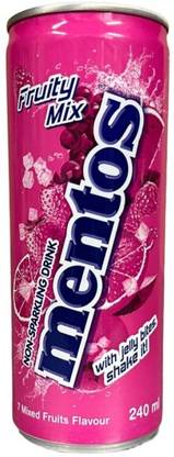 Mentos Fruity Mix Non Sparkling Drink With Jelly Bites Shake It! (IMPORTED)