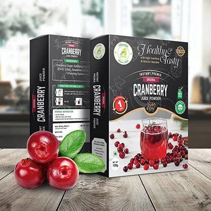 AARKAY Natural Instant Cranberry Juice Premix High Energy Drink Powder Instant Mix