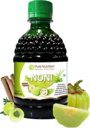 Pure Nutrition Noni Gold Detox Juice with Garcinia & Amla| Weight loss, Digestive & Skin Health