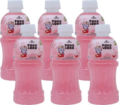 Sapphire Poko Loko Lychee Flavoured Fruit Juice Drink with NATA De Coco