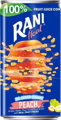 rani Float Peach Juice With Real Fruit Pieces (IMPORTED FROM DUBAI)
