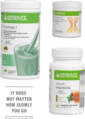 HERBALIFE NUTRITION NUTRITION COMBO-PAN SHAKE ,PROTEIN POWDER 200GM AND TULSI AFRESH Protein Shake