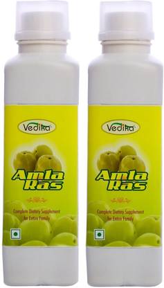 VEDIKA Amla Juice - 1000 ml (Pack of 2)
