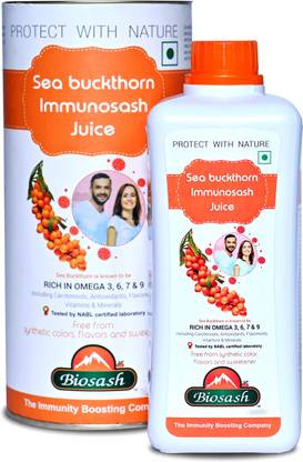 BIOSASH Sea Buckthorn ImmunoSash Juice – Strengthen Immunity & Vitality