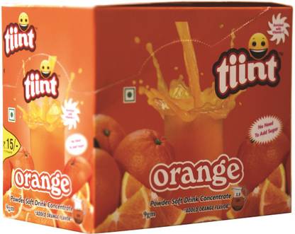 AB Procare Tiint Instant Drink Mix, Orange, Powder Soft Drink Concentrate,Instant Drink Mix