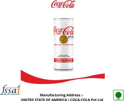 Coca-Cola Plus Them Chat Xo Dinh Duong Soft Drink (IMPORTED FROM USA)