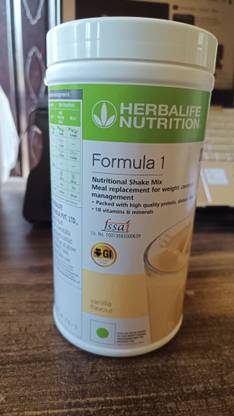 HERBALIFE Formula 1 Shake Vanilla Flaver Nutrition Shake Mix vanill ajkjifa