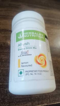 HERBALIFE Afresh Energy Drink Mix Lemon Flavour lemonjnsjh df