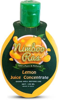 nimboo ras pure lemon juice concentrate ( Pack of 6)