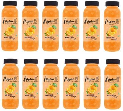 ALPHA 8 Orange Juice (24x200ml) Natural Energizer & Immunity Booster, Healthy Juice