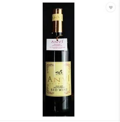Anvi Original Homemade, Non-Alcoholic Less Sugar | Soft Red Wine Prepared With Grapes